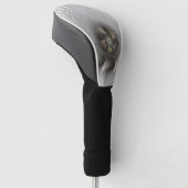 Moderne Abstracte 3D Vorm Fractale Kunst Golfheadcover (Schuin)