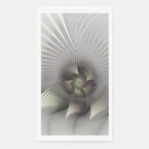 Moderne Abstracte 3D Vorm Fractale Kunst Servet