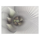 Moderne Abstracte 3D Vorm Fractale Kunst Tafelkleed (Voorkant (Horizontaal))