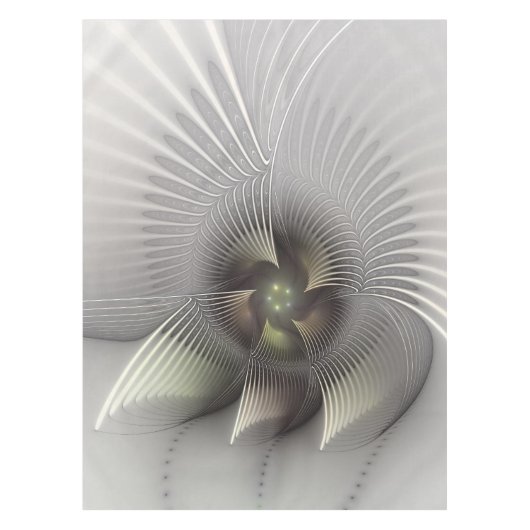 Moderne Abstracte 3D Vorm Fractale Kunst Tafelkleed (Voorkant)
