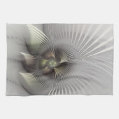Moderne Abstracte 3D Vorm Fractale Kunst Theedoek (Horizontaal)