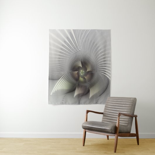 Moderne Abstracte 3D Vorm Fractale Kunst Wandkleed (In situ)