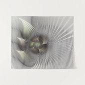 Moderne Abstracte 3D Vorm Fractale Kunst Wandkleed (Voorkant (horizontaal))