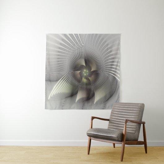 Moderne Abstracte 3D Vorm Fractale Kunst Wandkleed (In situ)