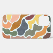 Moderne abstracte, aardse tinten illustratie. Case-Mate iPhone case (Achterkant (horizontaal))
