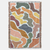 Moderne abstracte, aardse tinten illustratie. deken (Voorkant Verticaal)