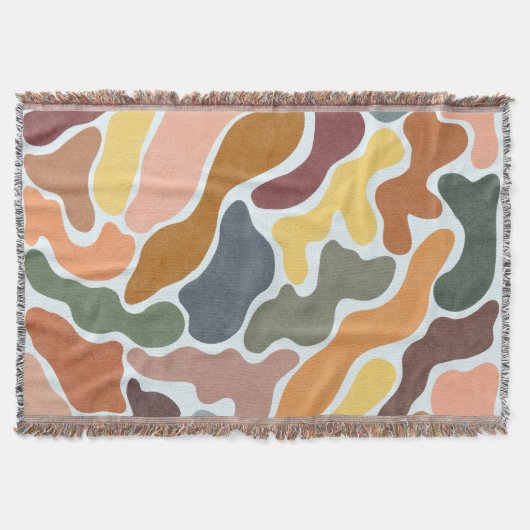 Moderne abstracte, aardse tinten illustratie. deken (Voorkant)