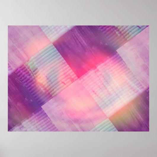 Moderne abstracte achtergrond digitale illustratie poster (Voorkant)