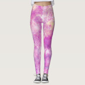 Moderne Abstracte achtergrond Leggings (Voorkant)