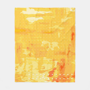 Moderne abstracte achtergrond van heldere penseels fleece deken