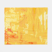 Moderne abstracte achtergrond van heldere penseels fleece deken (Voorkant (Horizontaal))