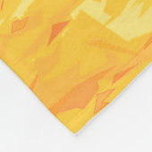 Moderne abstracte achtergrond van heldere penseels fleece deken (Hoek)