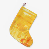 Moderne abstracte achtergrond van heldere penseels kleine kerstsok (Voorkant (Hangend))