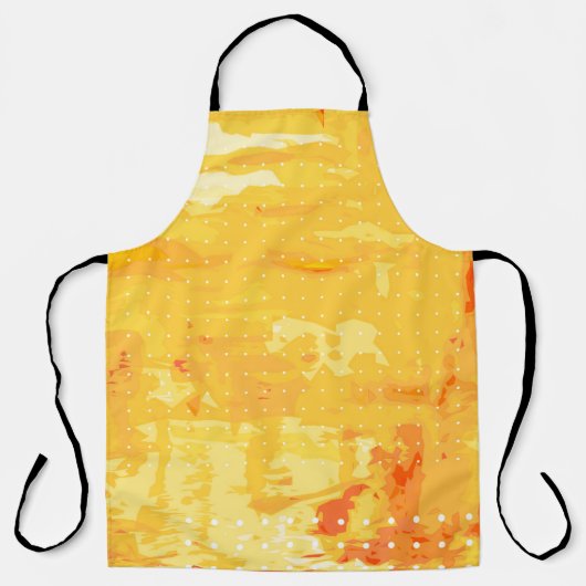 Moderne abstracte achtergrond van heldere penseels schort (Voorkant)