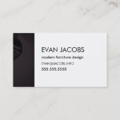 Moderne Abstracte achtergrond van zwart-Silk Visitekaartje (Achterkant)