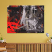 Moderne Abstracte achtergrond voor schilderen #2 Canvas Afdruk (Insitu (Woonkamer))