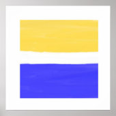 Moderne abstracte acrylkunst poster (Voorkant)