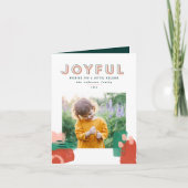 Moderne abstracte afbeelding rood, roze + groene f aankondiging (Voorkant)