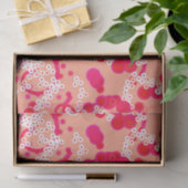 Moderne Abstracte afdruk van Confetti, koraal en F Tissuepapier (Geschenk)