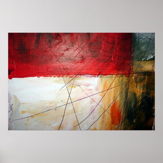 Moderne Abstracte afdrukken - Minimalistische Art  Poster (Voorkant)