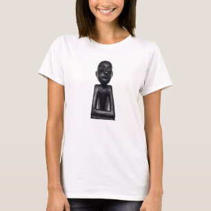 Moderne abstracte Afro-Amerikaanse silhouet T-shirt