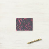 Moderne abstracte, afspeelbare geometrische drieho post-it® notes (Op bureau)