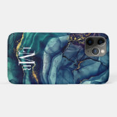 Moderne Abstracte Alcohol Inkt iPhone / iPad hoes (Achterkant (horizontaal))