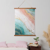 Moderne Abstracte Aquarel Wandkunst Hangend Wandkleed (Slaapkamer)