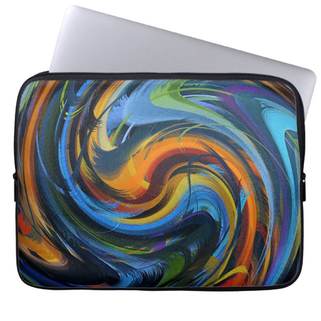 Moderne Abstracte Art #30 Laptop Sleeve (Voorkant)