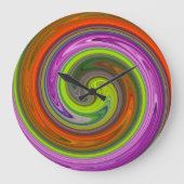 Moderne Abstracte Art #36 Grote Klok (Voorkant)