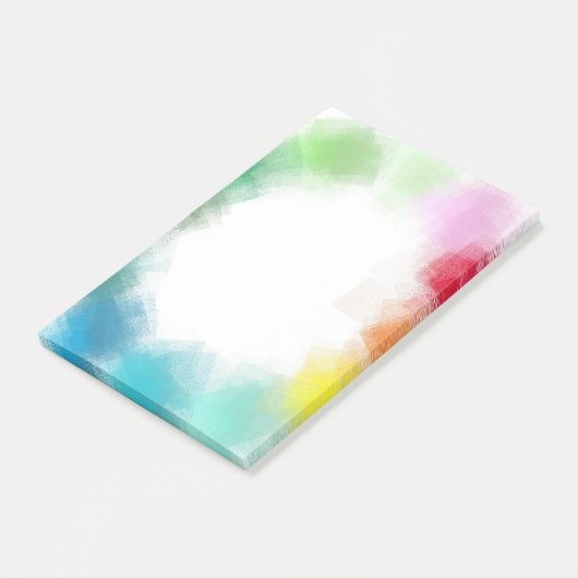 Moderne Abstracte Art Blank Elegante Sjabloon Post-it® Notes (Schuin)