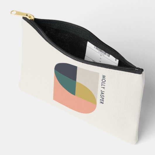 Moderne Abstracte art elegant geometrisch minimali Etui (Open)