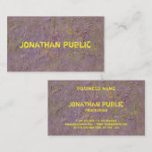 Moderne Abstracte art elegante Sjabloon luxueus Visitekaartje (Voorkant / Achterkant)