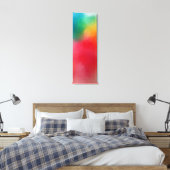 Moderne Abstracte art kleurrijke elegante Sjabloon Canvas Afdruk (Insitu (Slaapkamer))