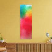 Moderne Abstracte art kleurrijke elegante Sjabloon Canvas Afdruk (Insitu (Woonkamer))