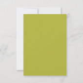 Moderne Abstracte art Lime Green Cute Shower - Aan Bedankkaart (Achterkant)