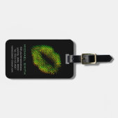 Moderne Abstracte art Lips #13 Bagagelabel (Voorkant horizontaal)