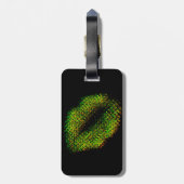 Moderne Abstracte art Lips #13 Bagagelabel (Achterkant verticaal)