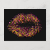 Moderne Abstracte art Lips #14 Briefkaart (Voorkant)