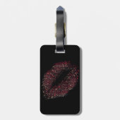 Moderne Abstracte art Lips #17 Bagagelabel (Achterkant verticaal)