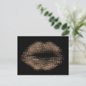 Moderne Abstracte art Lips #18 Briefkaart (Staand voorkant)