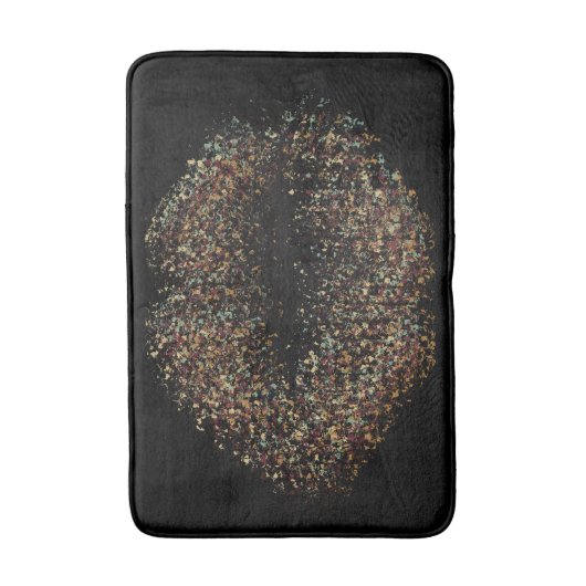 Moderne Abstracte art Lips #19 Badmat (Voorkant Verticaal)