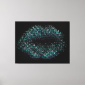Moderne Abstracte art Lips #23 Canvas Afdruk (Voorkant)