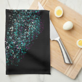 Moderne Abstracte art Lips #23 Theedoek (Quarter Fold)