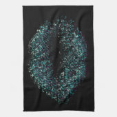 Moderne Abstracte art Lips #23 Theedoek (Verticaal)