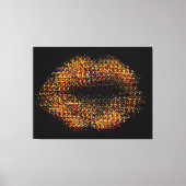 Moderne Abstracte art Lips #27 Canvas Afdruk (Voorkant)