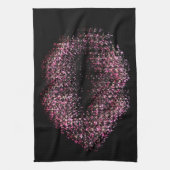 Moderne Abstracte art Lips #30 Theedoek (Verticaal)