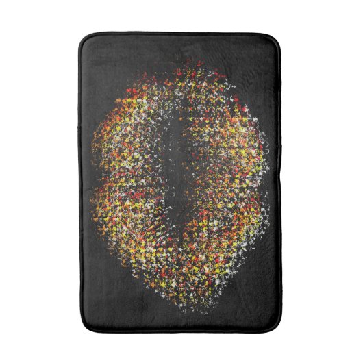 Moderne Abstracte art Lips #34 Badmat (Voorkant Verticaal)