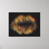 Moderne Abstracte art Lips #34 Canvas Afdruk (Voorkant)