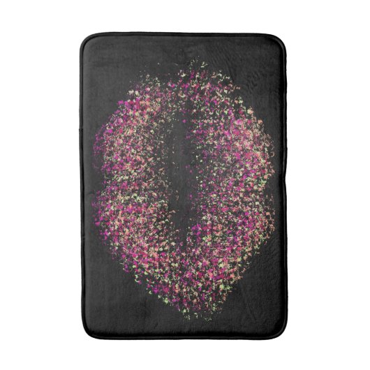 Moderne Abstracte art Lips #37 Badmat (Voorkant Verticaal)